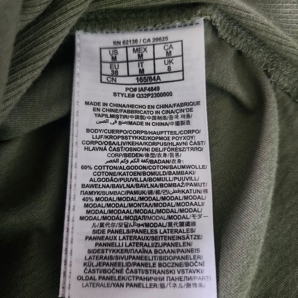 Guess Olive Green Knit Button Down Shirt - Picture 10 of 11